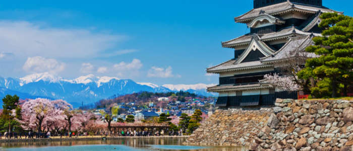 Burg Matsumoto in Japan