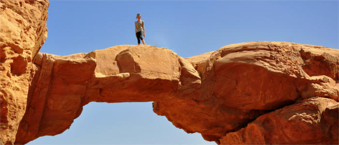 Jordaniens Wüstenlandschaft - Wadi Rum