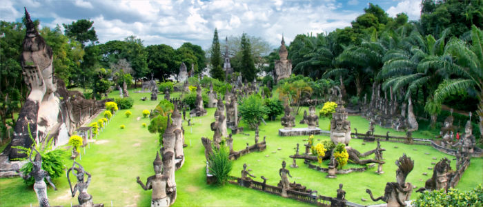 Buddha Park in Vientiane, Laos