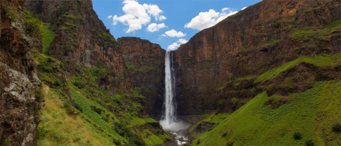 Der Maletsunyane-Wasserfall in Lesotho