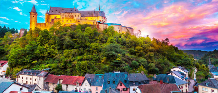 Die Burg von Luxemburg
