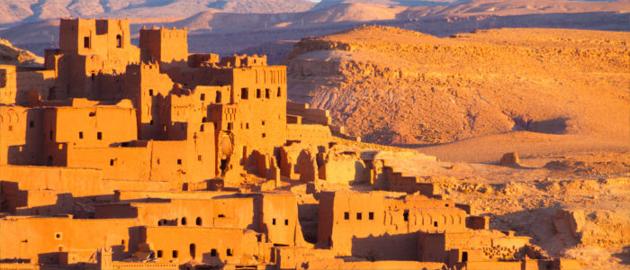 Stadt Ait-ben-Haddou in Marokko