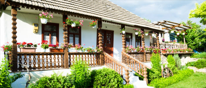 Typische Architektur in Moldawien
