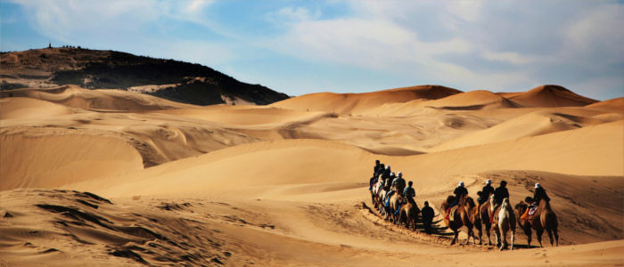Unterwegs in der Wüste Gobi, Mongolei