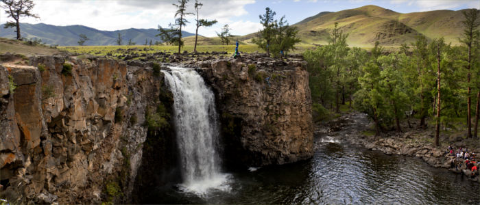 Wasserfall in der Mongolei