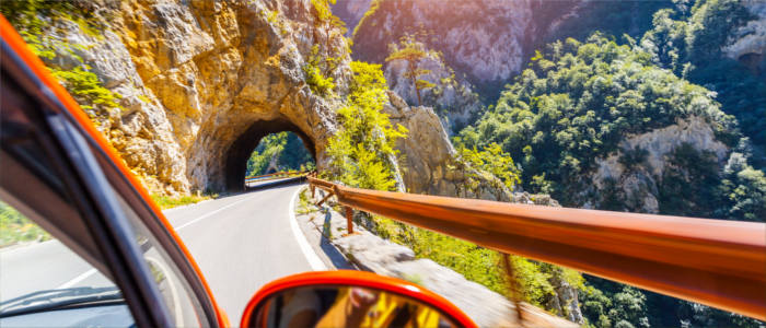 Rasant durch den Canyon Piva