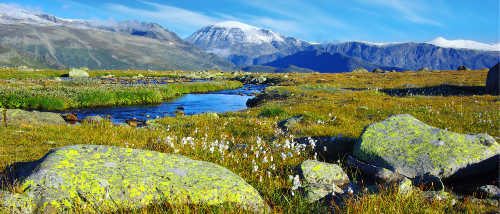 Gebirge in Oppland