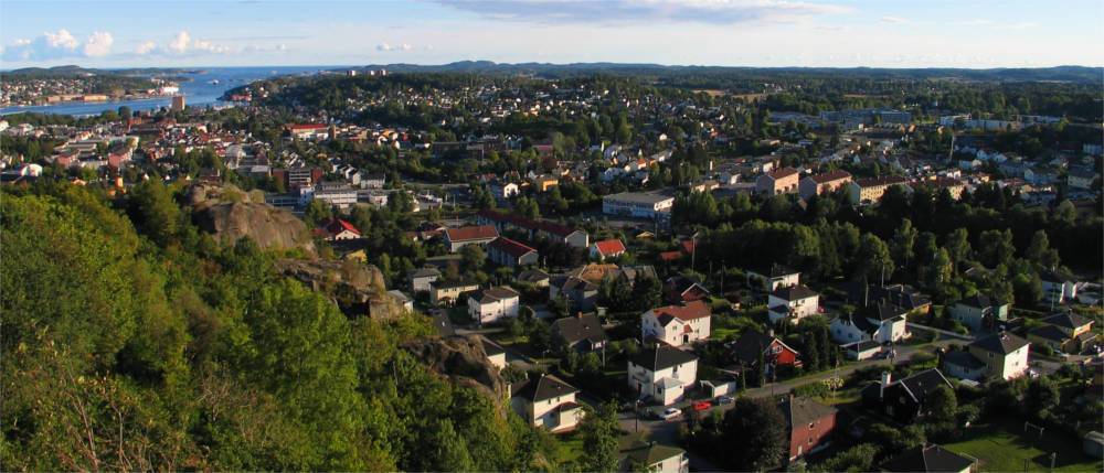 Blick über Sandefjord