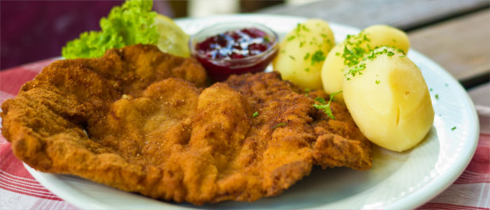 Nationalgericht von Österreich Wiener Schnitzel