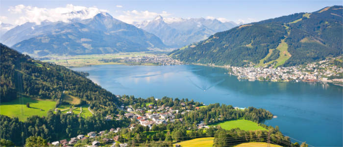 Zell am See mit Zeller See im Salzburger Land