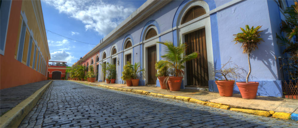 Gasse in San Juan