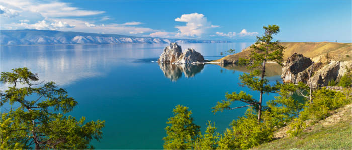 Eiland im Baikalsee
