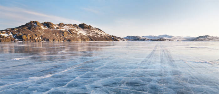 Baikalsee im Winter