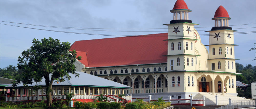 Savaii Insel - Samoanische Kirche