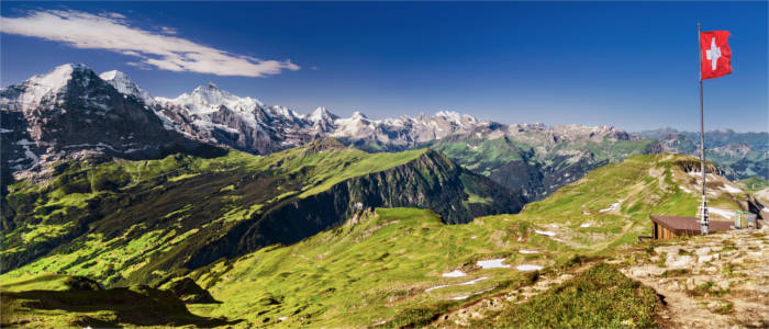 Alpenkamm im Kanton Bern