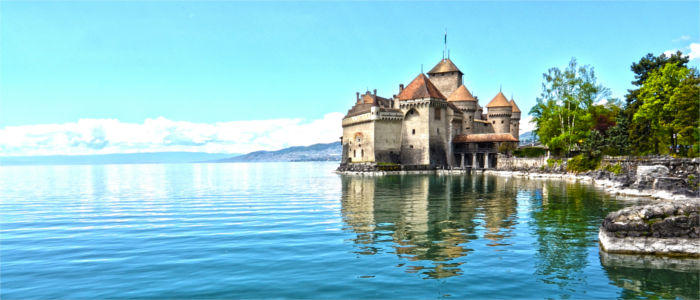 Schloss Chillon am Genfersee