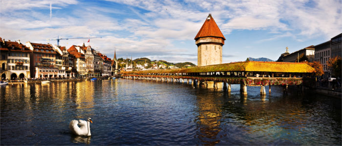 Das Wahrzeichen von Luzern - Kapellbrücke
