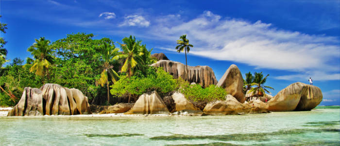 Felseninsel der Seychellen