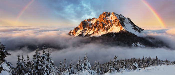 Die Berge der Fatra in der Slowakei