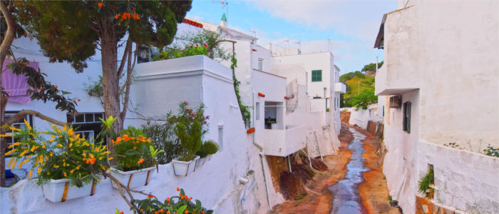 Weiße Häuser Menorca
