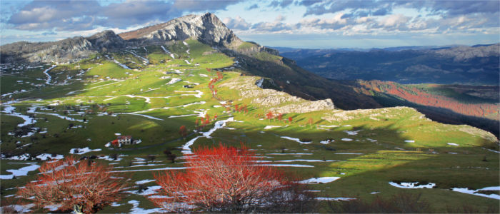 Berglandschaft im Baskenland