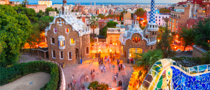 Park Güell in Barcelona - Katalonien