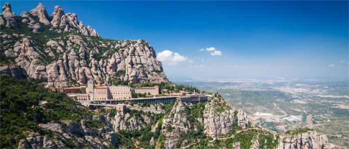 Berg Montserrat in Katalonien