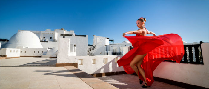 spanische Flamenco-Tänzerin