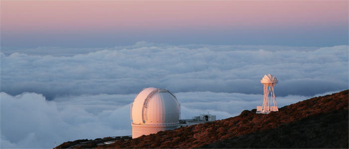 Teleskop auf La Palma