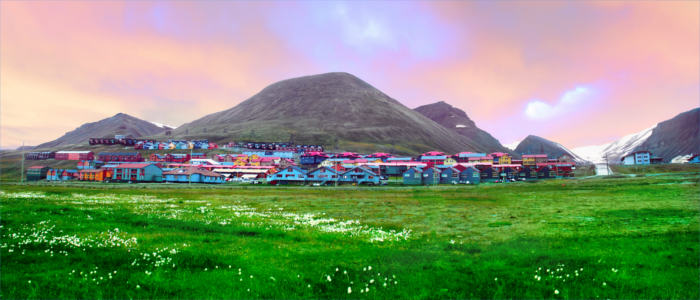 Arktischer Sommer von Longyearbyen