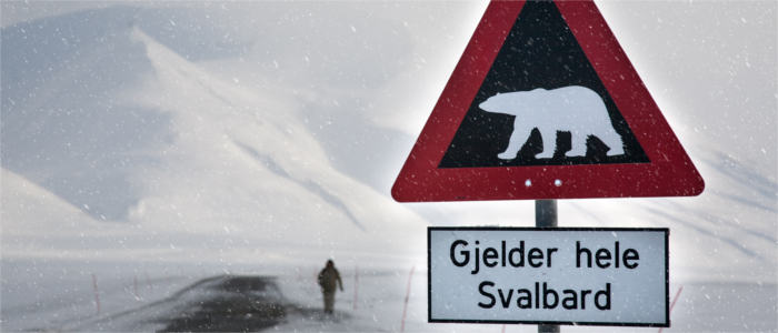 Spitzbergen - Eisbärwarnungen