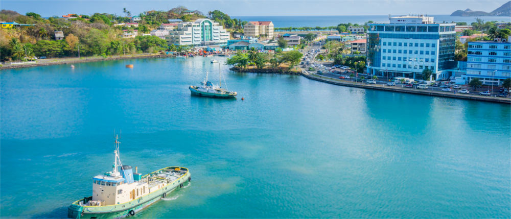 St. Lucias Hafen