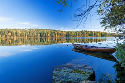 Kanu auf einem See