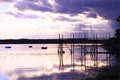 Fischerboote auf See