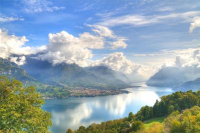 Panorama des Comer Sees