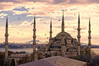 Berühmte Moschee in Istanbul