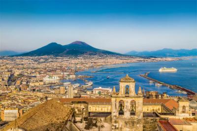 Neapel und der Monte Vesuvius