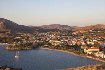 Blick auf die Insel Limnos