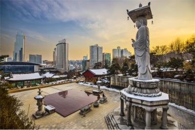 Blick auf Seoul