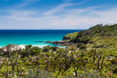 Bucht an der Südküste in New South Wales