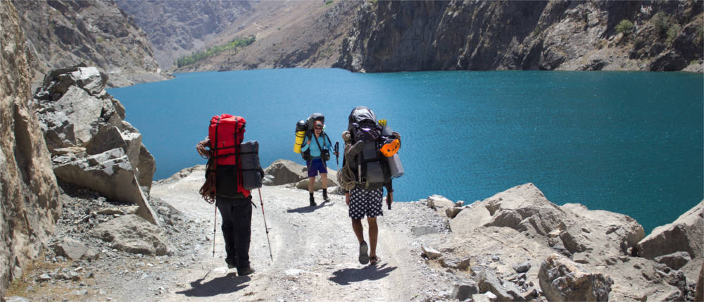 Trekker in Tadschikistan