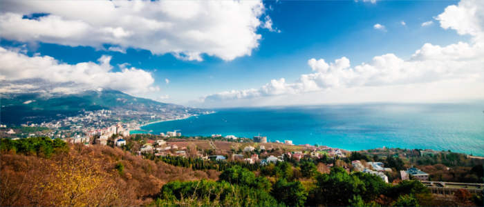 Blick über Yalta - Schwarzes Meer