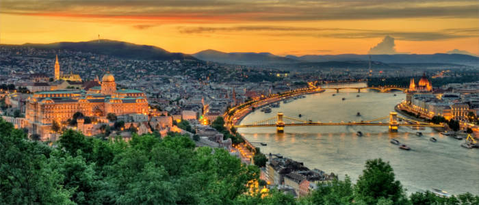 Ungarn an der Donau